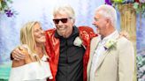 Richard Branson helps celebrate Virgin Atlantic crew members' vow renewal in Las Vegas