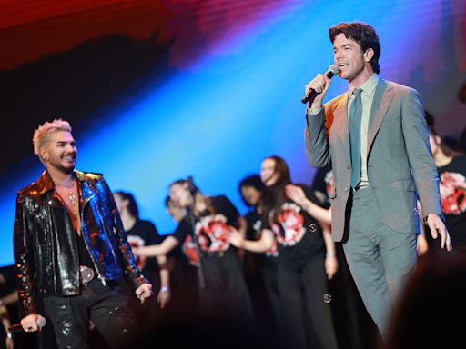 John Mulaney opens up about life with infant son Malcolm during Hollywood Bowl show