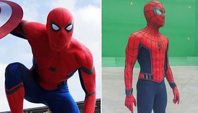 Rarely Seen Photos Of Spider-Man's Original MCU Costume Resurface...And They're Splitting Opinions