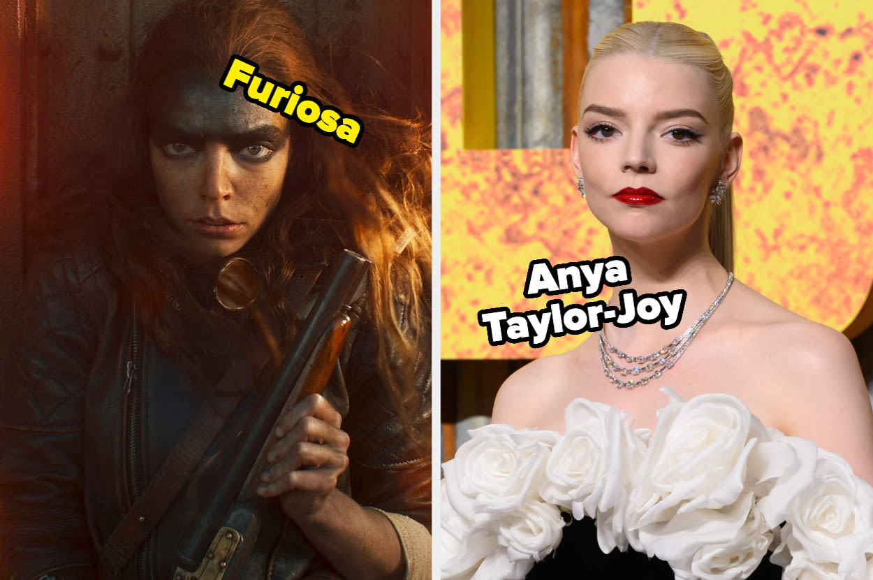 The Cast Of "Furiousa: A Mad Max Saga" In Real Life Vs. The Characters They Play