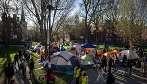 Harvard, MIT leaders call on protesters to stop encampments on campuses