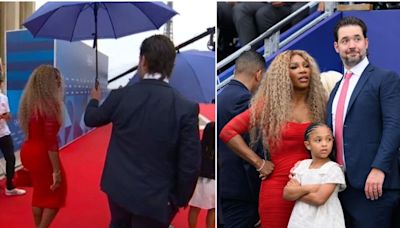 Serena Williams' husband responds to being called 'umbrella holder' at Olympics