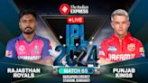 RR vs PBKS Live Score, IPL 2024: Punjab Kings 103/4 after 15 overs (Target: 145), Sam Curran leads charge with Jitesh Sharma in support