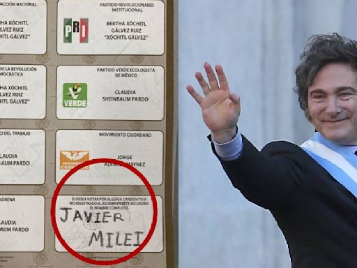 Mexicanos votan por Javier Milei y él lo presume en sus redes