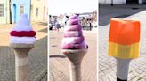 Have you seen the giant ice creams taking over the harbour?