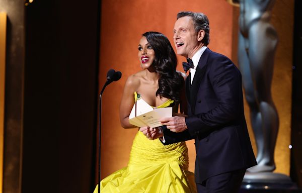 Kerry Washington takes credit for 'Scandal' co-star Tony Goldwyn's glow up