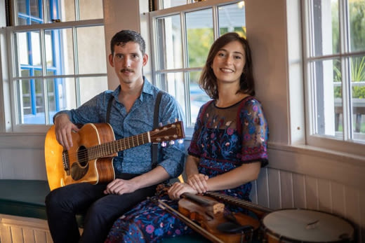 Celtic Duo Rakish open Harmony on the Green Coffeehouse's Third Season in Boston at Harmony on the Green 2024