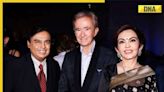 This man standing with Mukesh Ambani, Nita Ambani is world's second richest person, his business is...