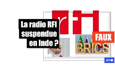 RFI "suspendue" par les autorités indiennes ? C'est faux