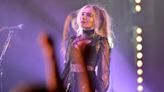 Sabrina Carpenter Hits the Stage in a Sheer, Bedazzled Dress for Her "Emails I Can't Send" Tour