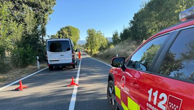 Muere un hombre atropellado mientras empujaba un carro por la carretera en Montejo de la Sierra