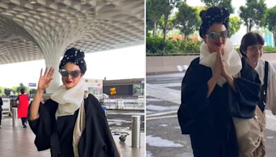 Watch: Rekha’s Airport Look Reminds Us She Is A Timeless Style Icon - News18