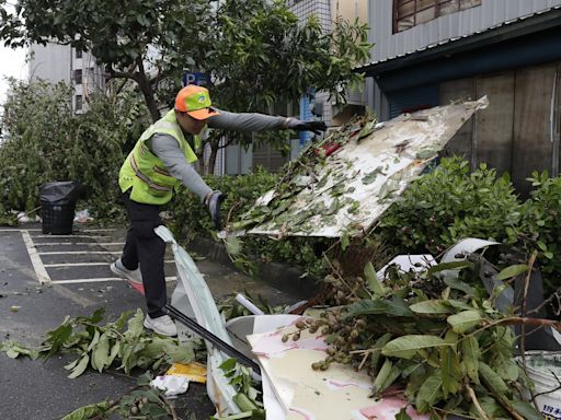 Work and travel resume across Taiwan after Typhoon Krathon finally dissipates