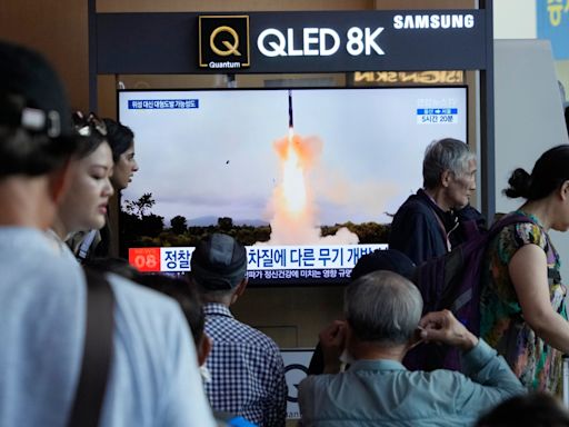 North Korea test-fired ballistic missiles in latest military display, neighbors say