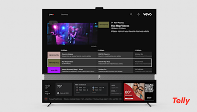 Vevo Brings Music Videos to Telly’s Dual-Screen TVs