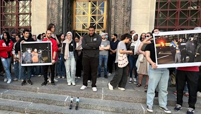 Protesters demand Columbus City Council drops charges against those arrested at Ohio State