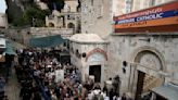 En Jerusalén, palestinos cristianos reducen rituales de Viernes Santo