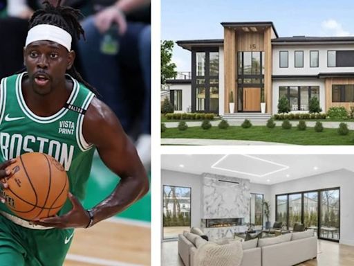 Celtics champ Jrue Holiday scored this $6.5 million mansion in a posh Boston suburb—take a look