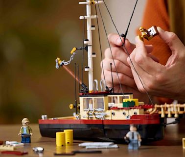 Jaws is finally getting the Lego treatment with a brick-built boat and shark