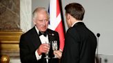 King Charles and Emmanuel Macron share a toast at star-studded Versailles banquet