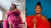 TikTok star gets surprise of a lifetime after asking Lizzo if she can wear her 2022 Emmys dress