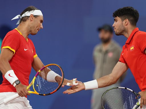 Rafael Nadal y Carlos Alcaraz derrotaron en el dobles a Máximo González y Andrés Molteni y avanzan en los Juegos Olímpicos 2024