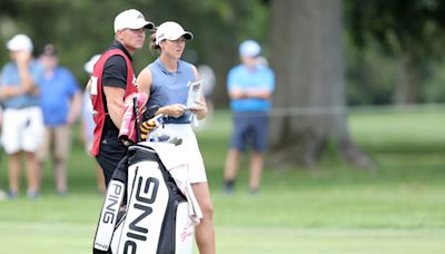 Linn Grant, with her brother on the bag, is in contention to repeat on LPGA at the Dana Open