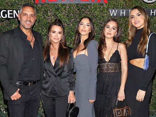 Kyle Richards says her daughters "were not very upset" when Mauricio Umansky's 'Buying Beverly Hills' was canceled