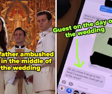 42 Truly Terrible Wedding Guests Who Should 100% Never Receive An Invitation To A Wedding Again