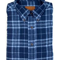 A casual shirt made of soft, warm flannel fabric Long sleeves and a button-down front Available in plaid or check patterns Popular for its cozy and rugged style