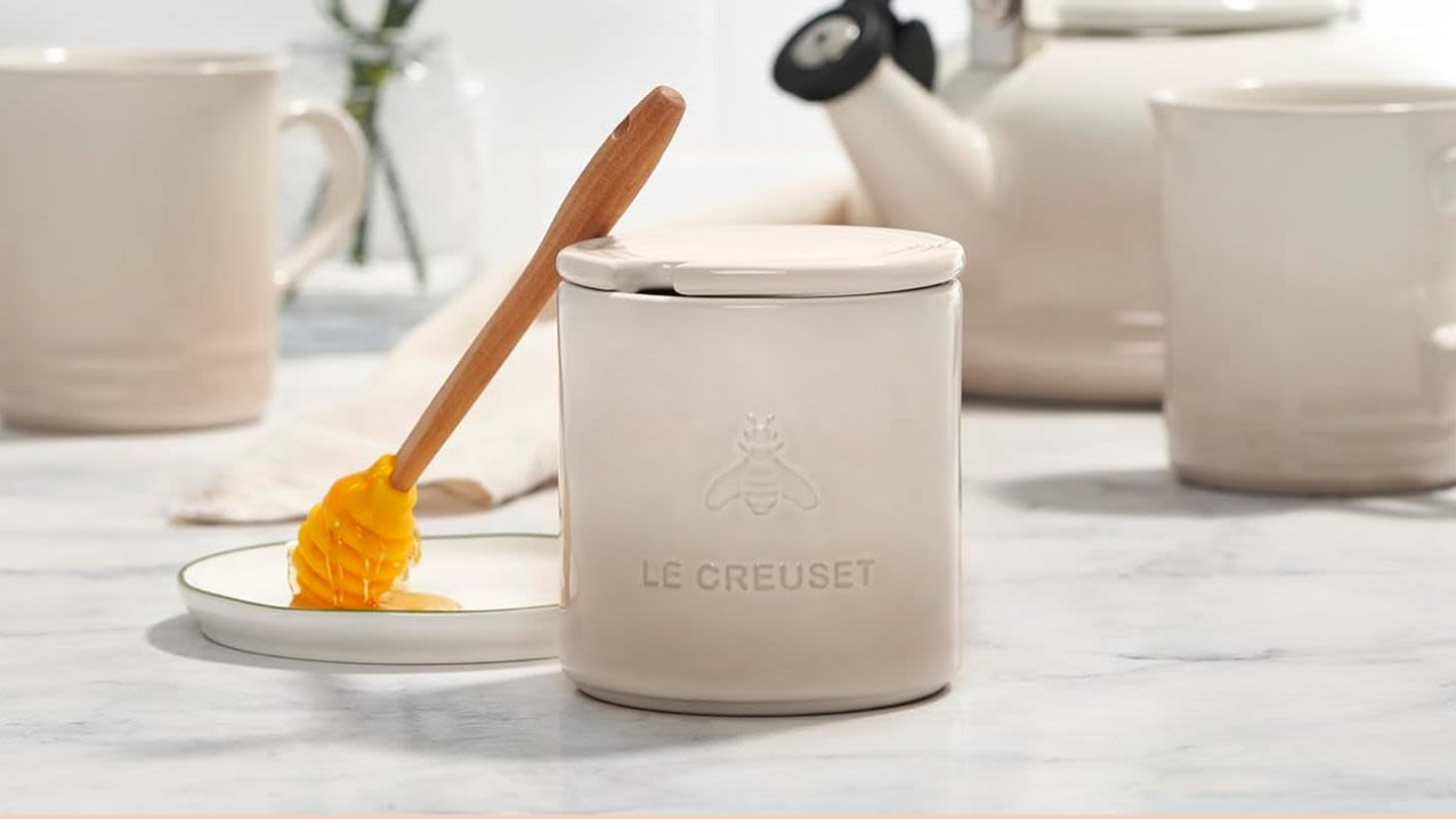 Get Your Hands on This Le Creuset Stoneware Honey Pot Before It Sells Out