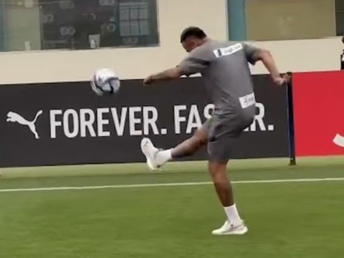 Neymar ya toca balón: "Sin prisa"