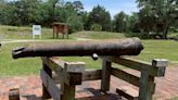 Cannon found upright at bottom of NC river is older than initially believed, data says
