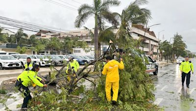 El ciclón Beryl deja lluvias "fuertes" en la frontera norte de México