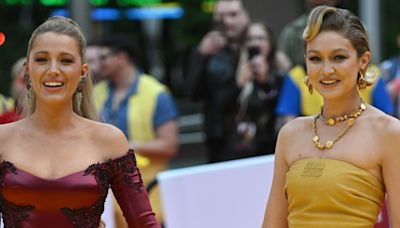 Blake Lively and Gigi Hadid Shut Down the Deadpool Red Carpet in Matching BFF Outfits - E! Online