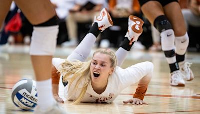 Longhorns face Hoosiers in volleyball home opener