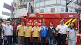 新竹東寧宮捐贈竹縣市救護車與消防衣褲組50套