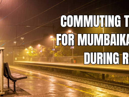 Mumbai to Bath in Heavy Rain Amid Alerts; What Is The Current Status of Local Train Services?