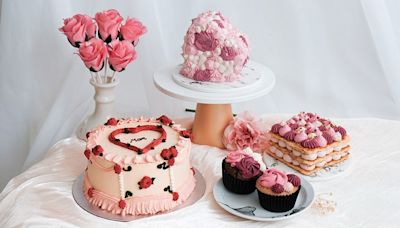 2024母親節蛋糕推介 夢幻紫調芋頭蛋糕、粉系花飾造型