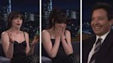 Jimmy Fallon Praised For Expertly Saving Anne Hathaway From A Seriously Awkward Interview Moment