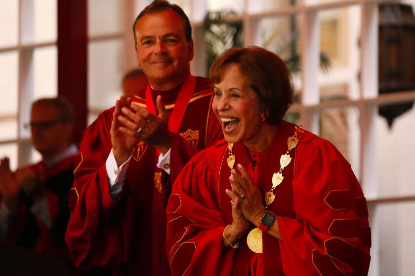 USC's faculty senate censures President Carol Folt and provost over commencement