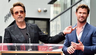 Robert Downey Jr. roasts Chris Hemsworth by asking ‘Avengers’ cast to describe him in 3 words