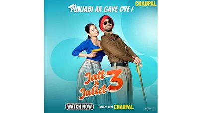 The Punjabi movie Jatt and Juliet 3 now streaming on Chaupal OTT