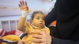 Baby trapped in Gaza has 'days to live' unless evacuated for transplant | ITV News
