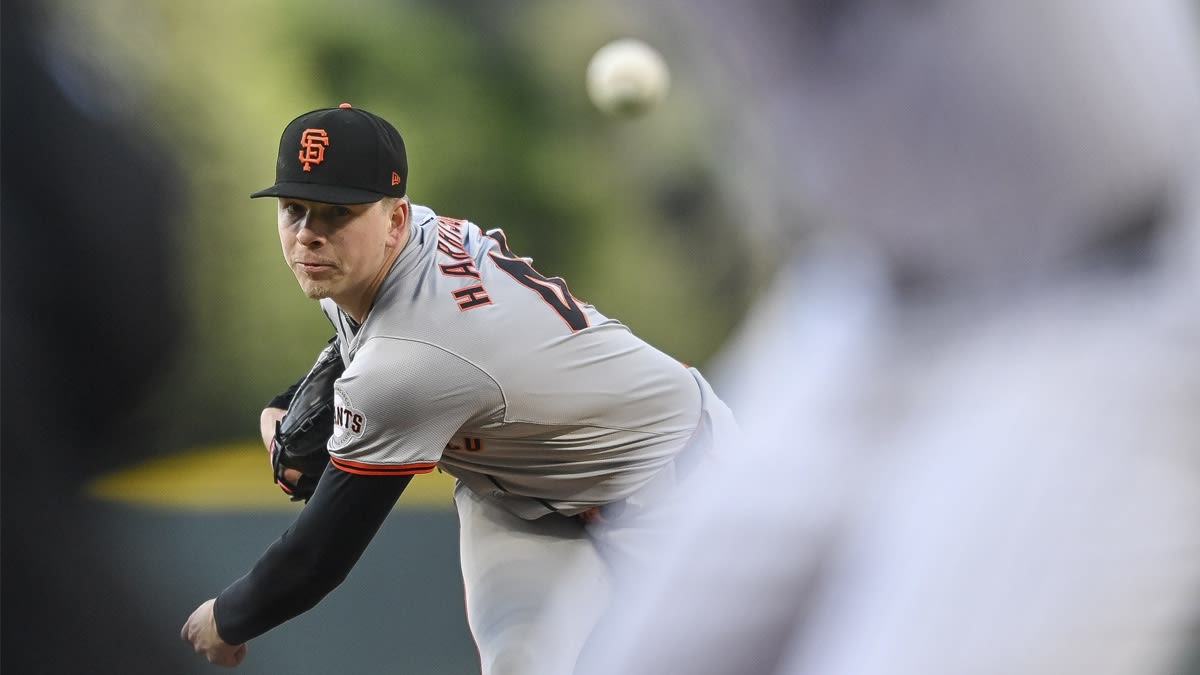 Harrison efficiently passes first Coors Field test in Giants' win