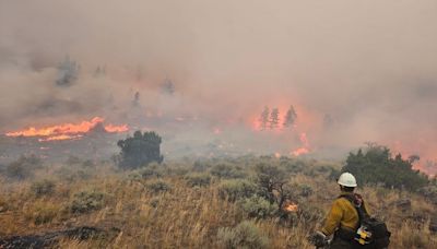 East entrance of Yellowstone National Park reopens after wildfire prompts closure Monday