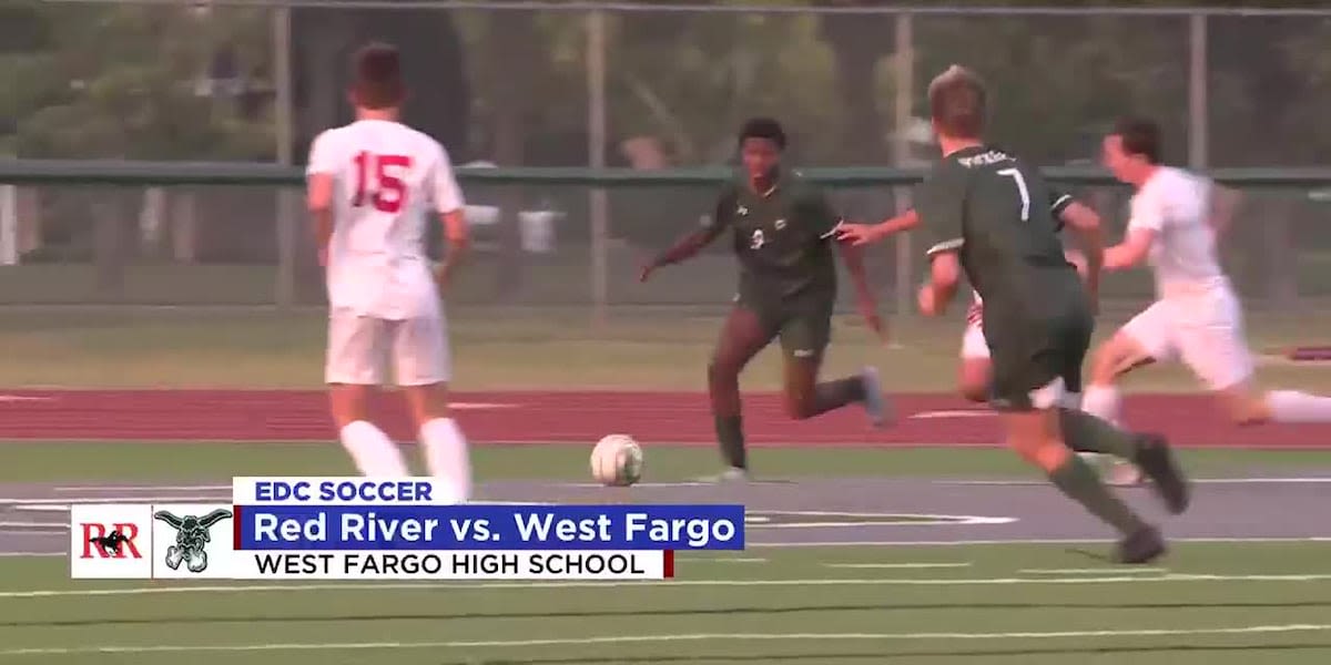 HIGHLIGHTS: Red River and West Fargo soccer teams fight to 1-1 tie