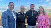 Louisville coaches Jeff Walz, Pat Kelsey enjoy a morning at Churchill Downs on Champions Day