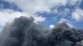 Germany: Toxic Plume Of Smoke Billows From Fire At Factory In Berlin-Lichterfelde 2