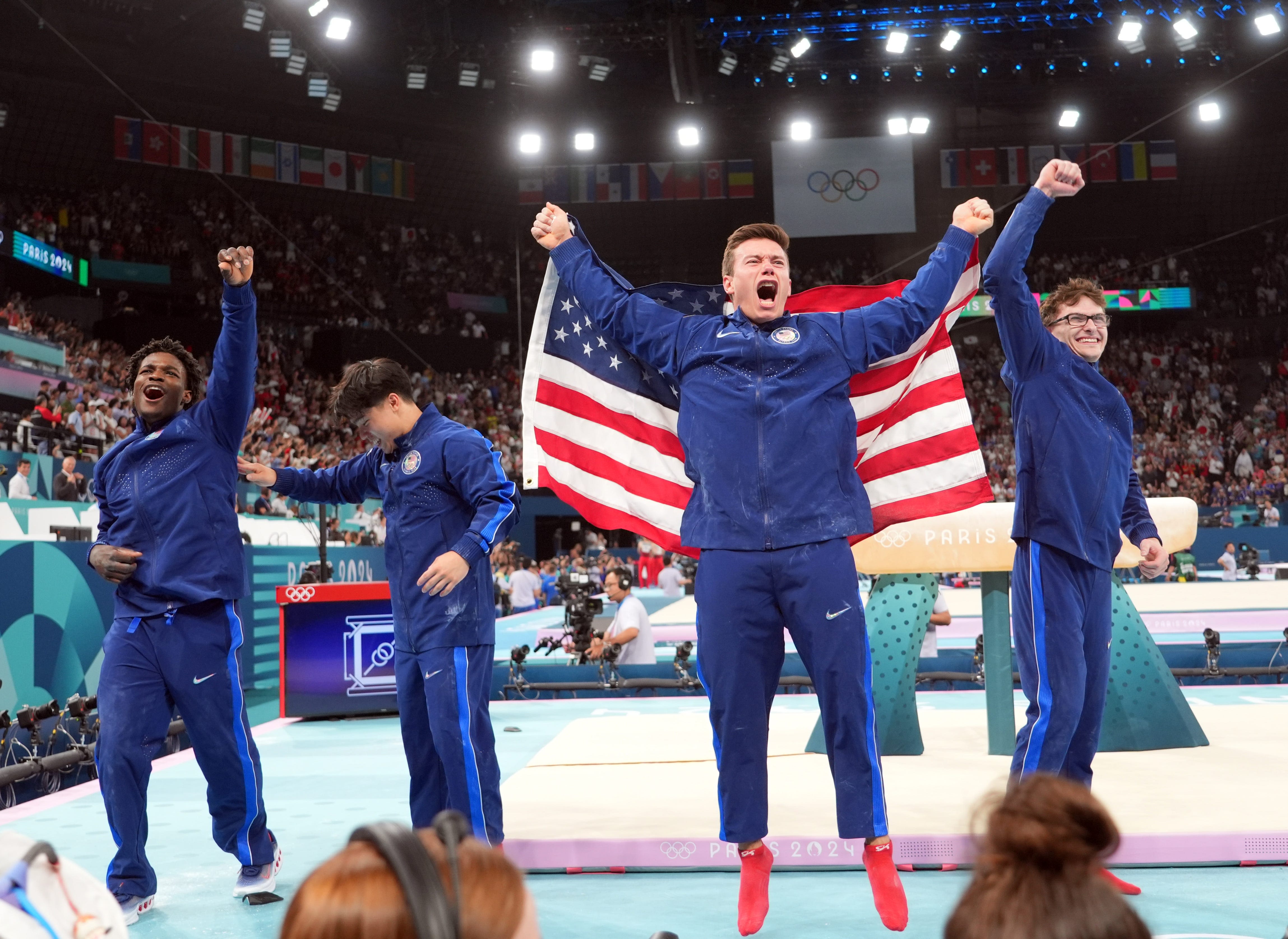 Olympic gymnastics recap: US men win bronze in team final, first medal in 16 years